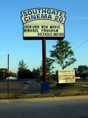 MJR Southgate Cinema 20 - Marquee (newer photo)